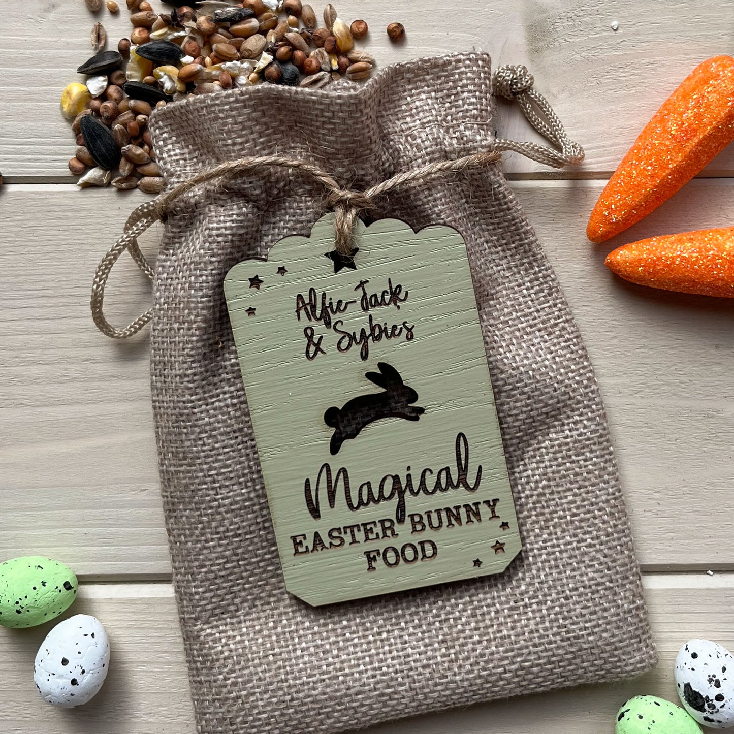 Magical Easter Bunny Food Bag & Tag