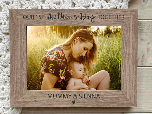 1st First Mothers Day Photo Frame Gift For New Mum