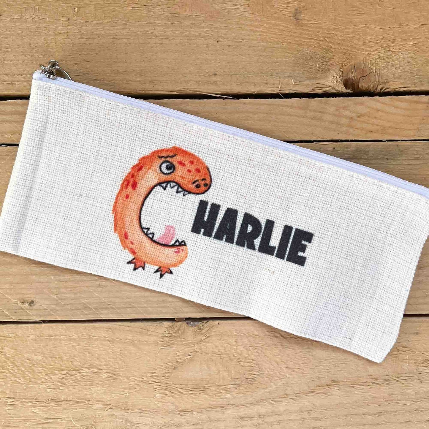 MONSTER INITIAL PERSONALISED PENCIL CASE