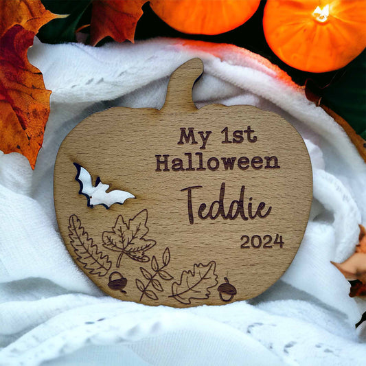 Baby's First Halloween Plaque- Personalised