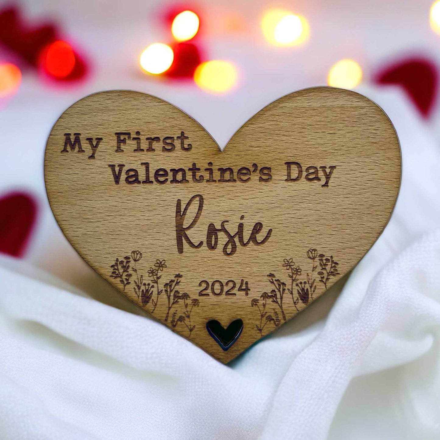 Baby's First Valentine's Plaque- Personalised