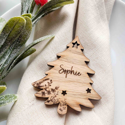 Personalised Christmas Place Name Setting