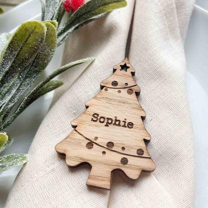 Personalised Christmas Place Name Setting