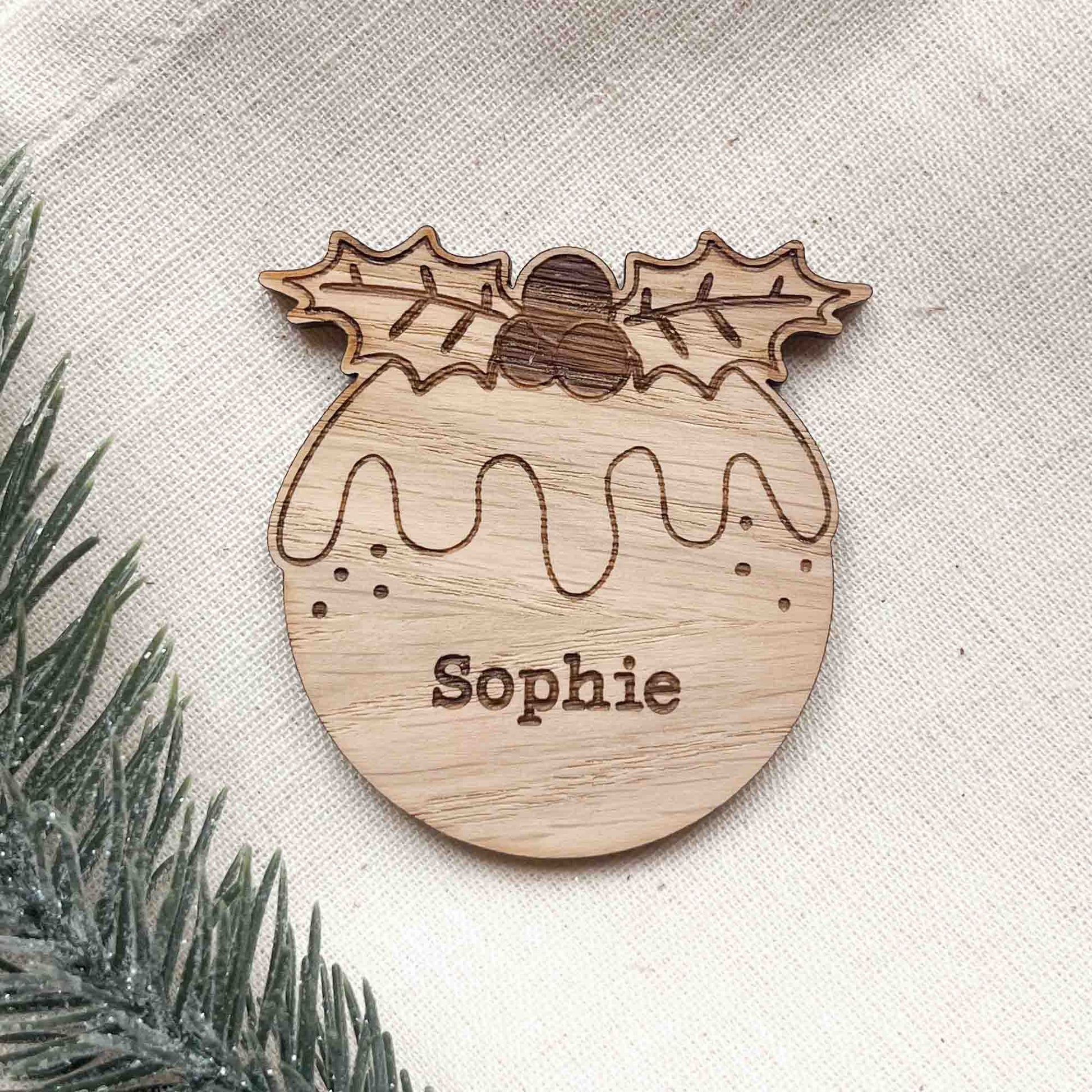 Christmas Party Favour Name Tag