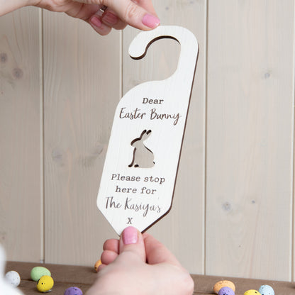 Easter Bunny Stop Here Sign