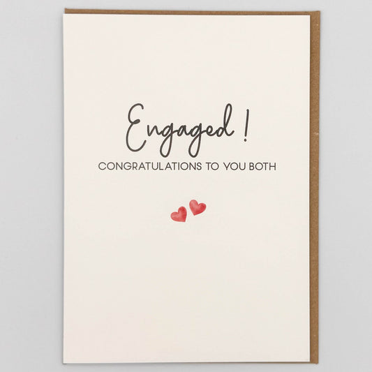 Engaged - Congratulatons To You Both Greeting Card