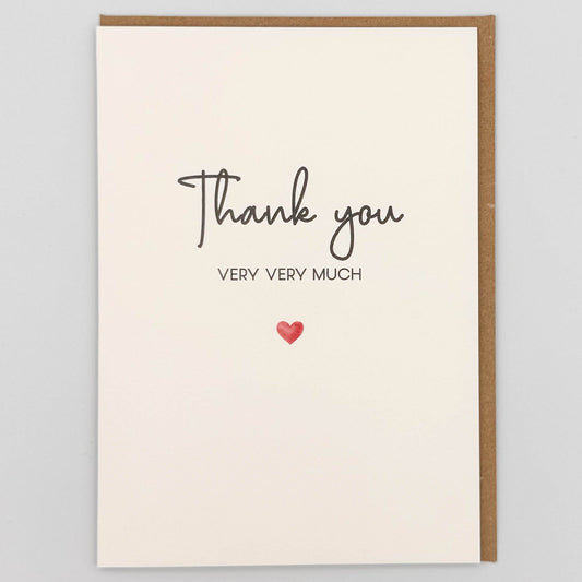 Thank You Very Very Much Greeting Card