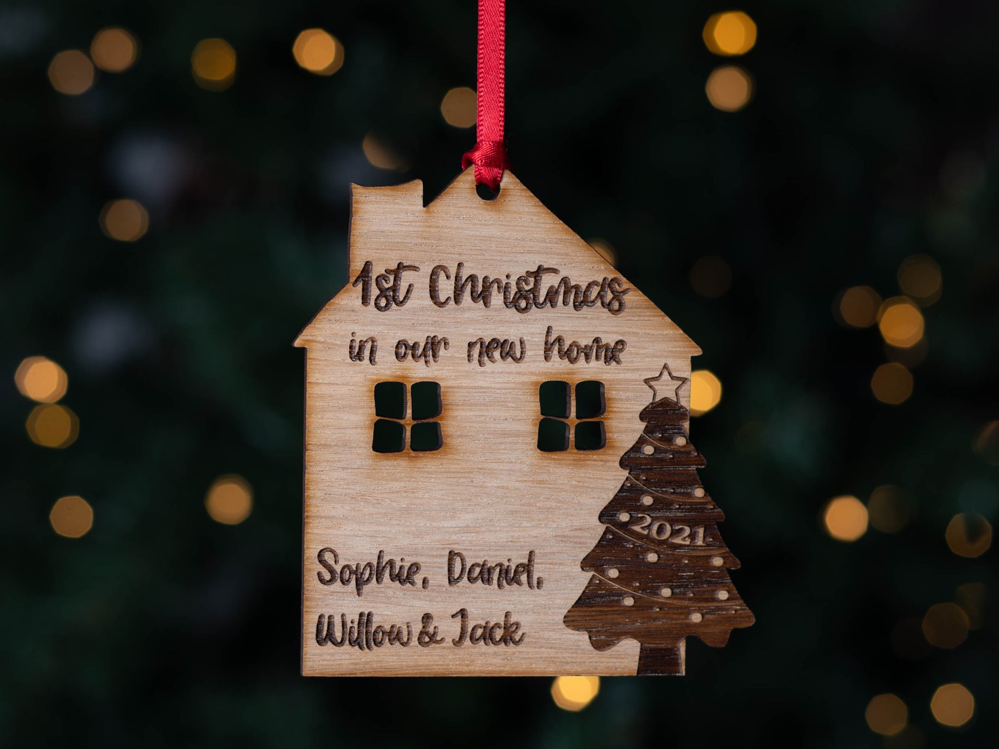 personalised new home bauble