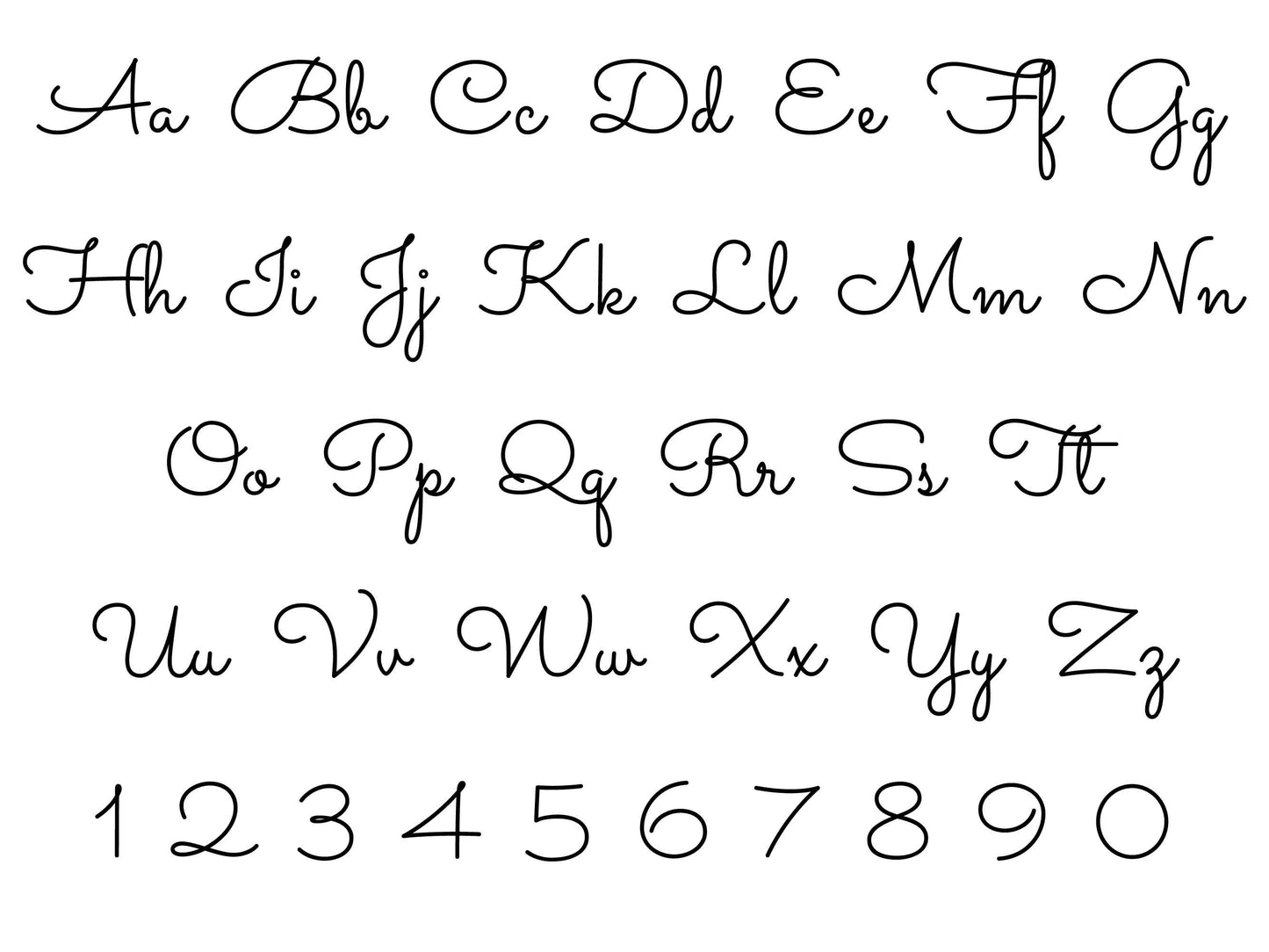 example of font