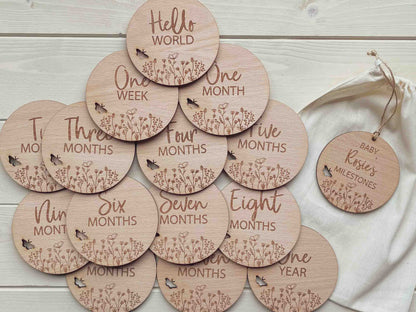 Baby Milestone Baby Shower Gift Newborn Baby Gift