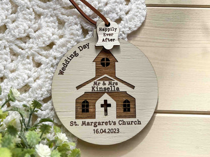 Custom Hanging Wedding Sign Gift Tag