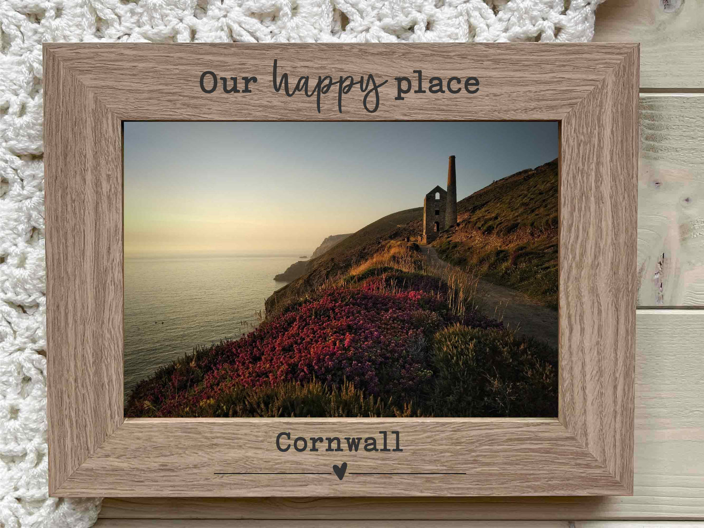 Our Happy Place Photo Frame Holiday Keepsake