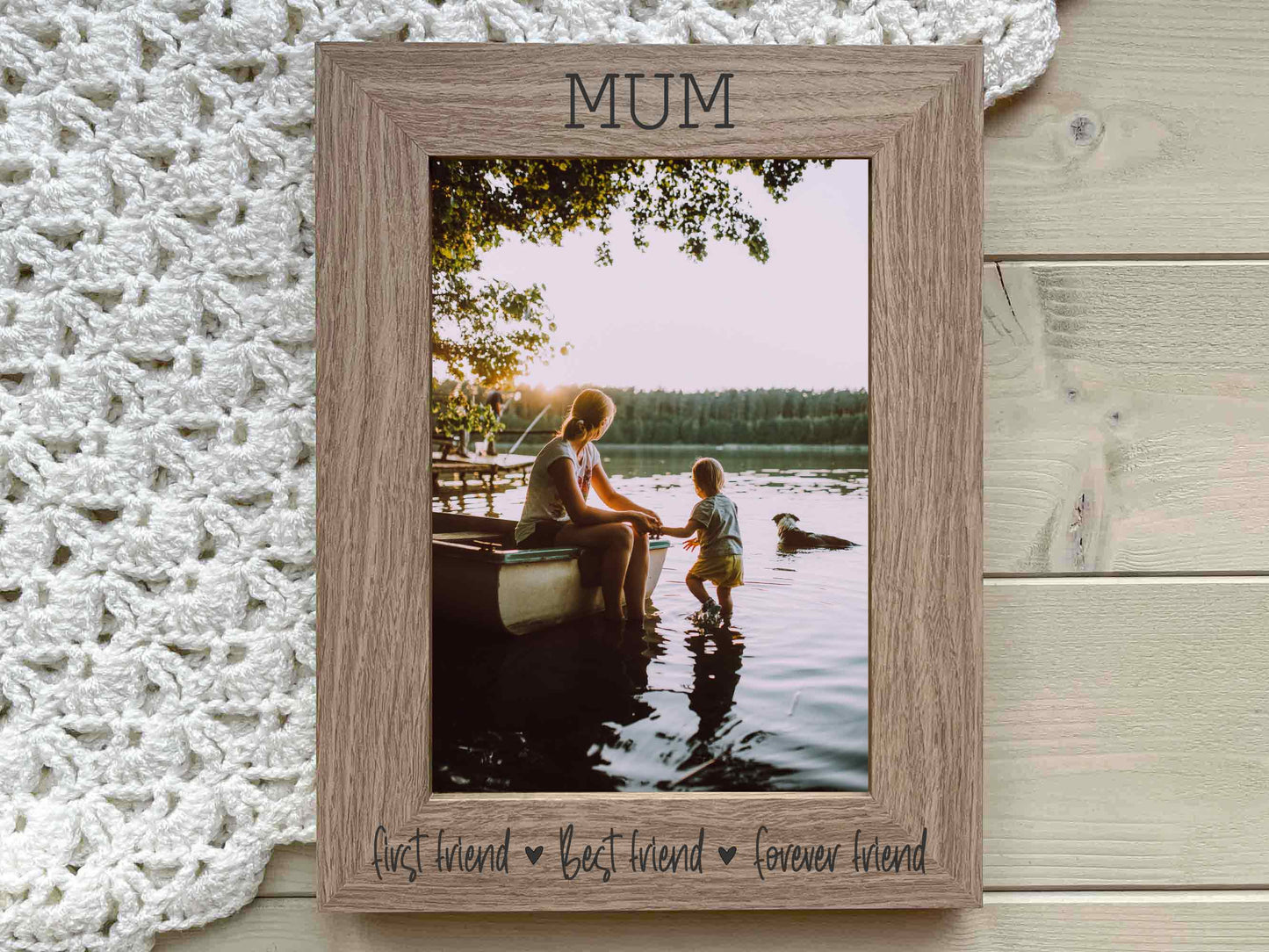 Personalised Photo Frame For Mum Mothers Day Birthday Christmas Gift