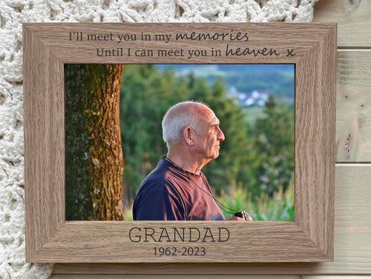 Personalised Memorial Photo Picture Frame