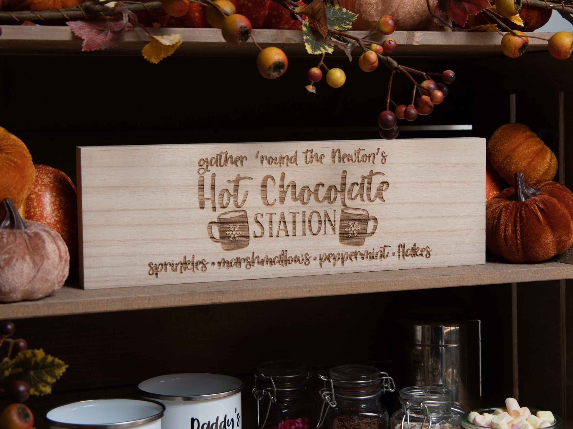 Hot chocolate station