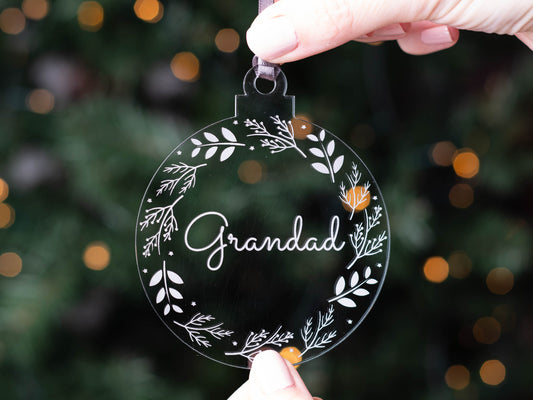 Personalised name bauble
