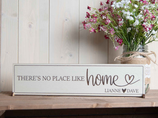No Place Like Home Sign- Personalised