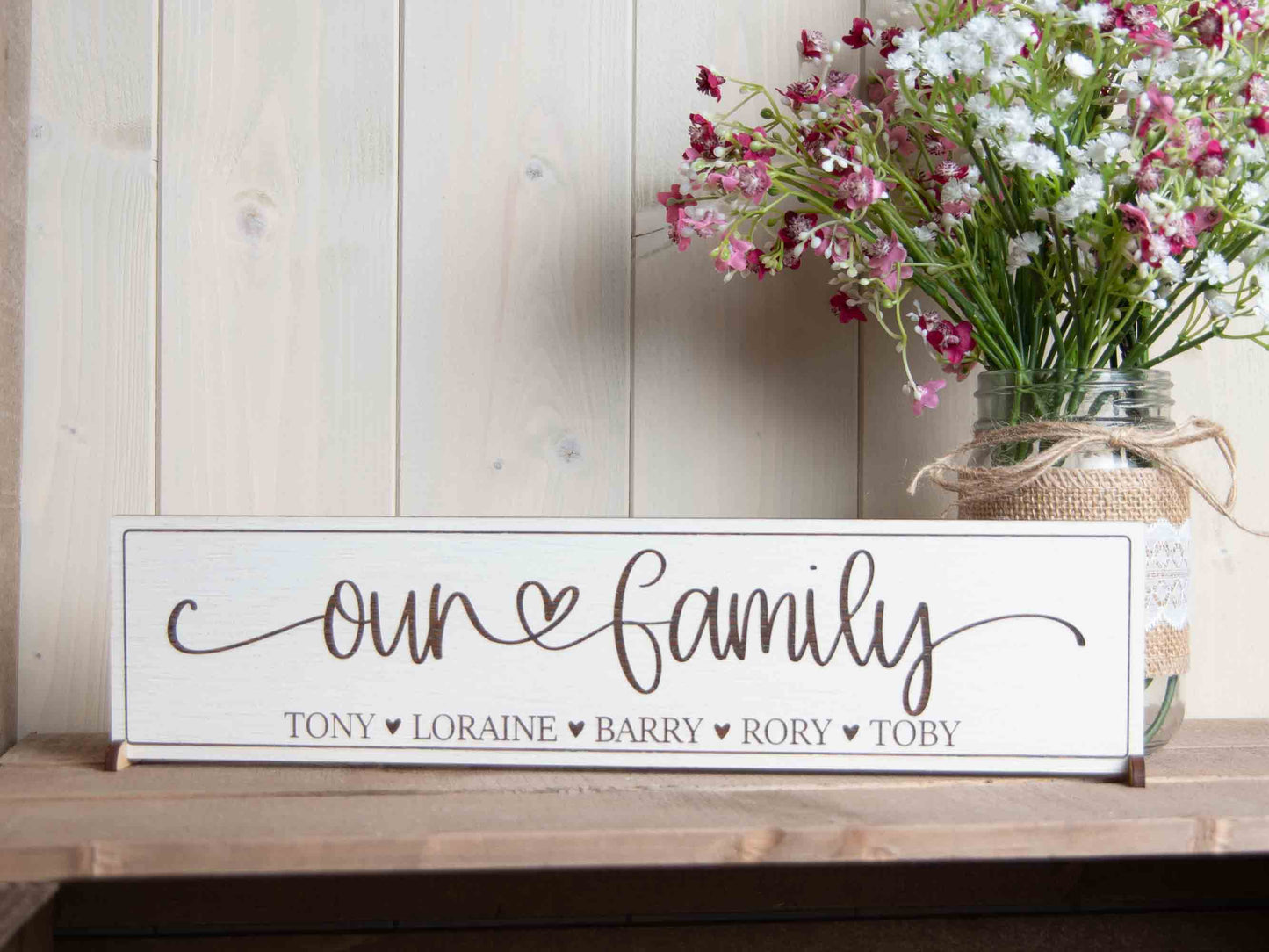 Our Family Sign- Personalised