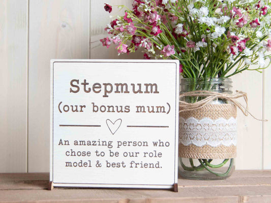 Stepmum Definition Sign- Personalised