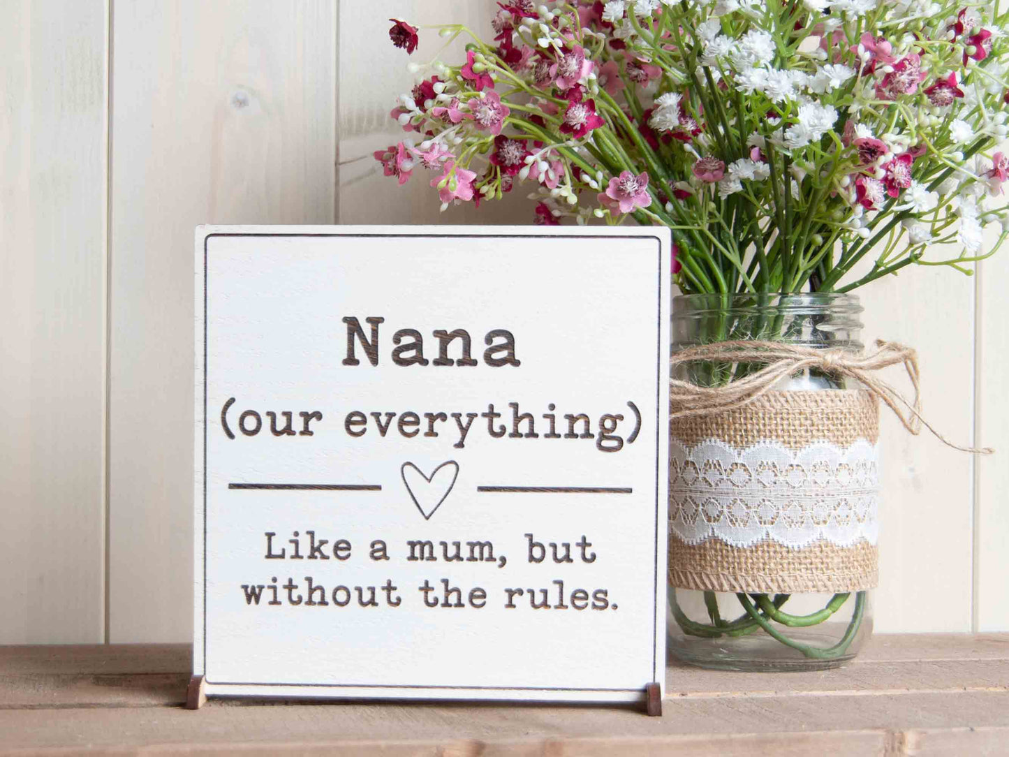 Nan Definition Sign- Personalised
