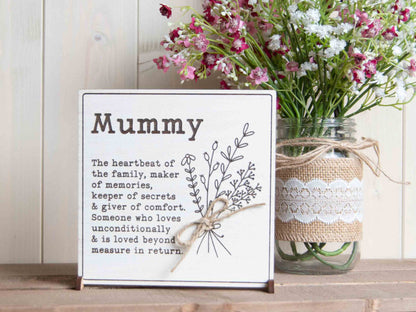 Personalised Mum Nan Definition Sign