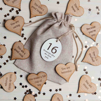 16th Birthday Gift Keepsake - 16 Reasons Why I We Love You