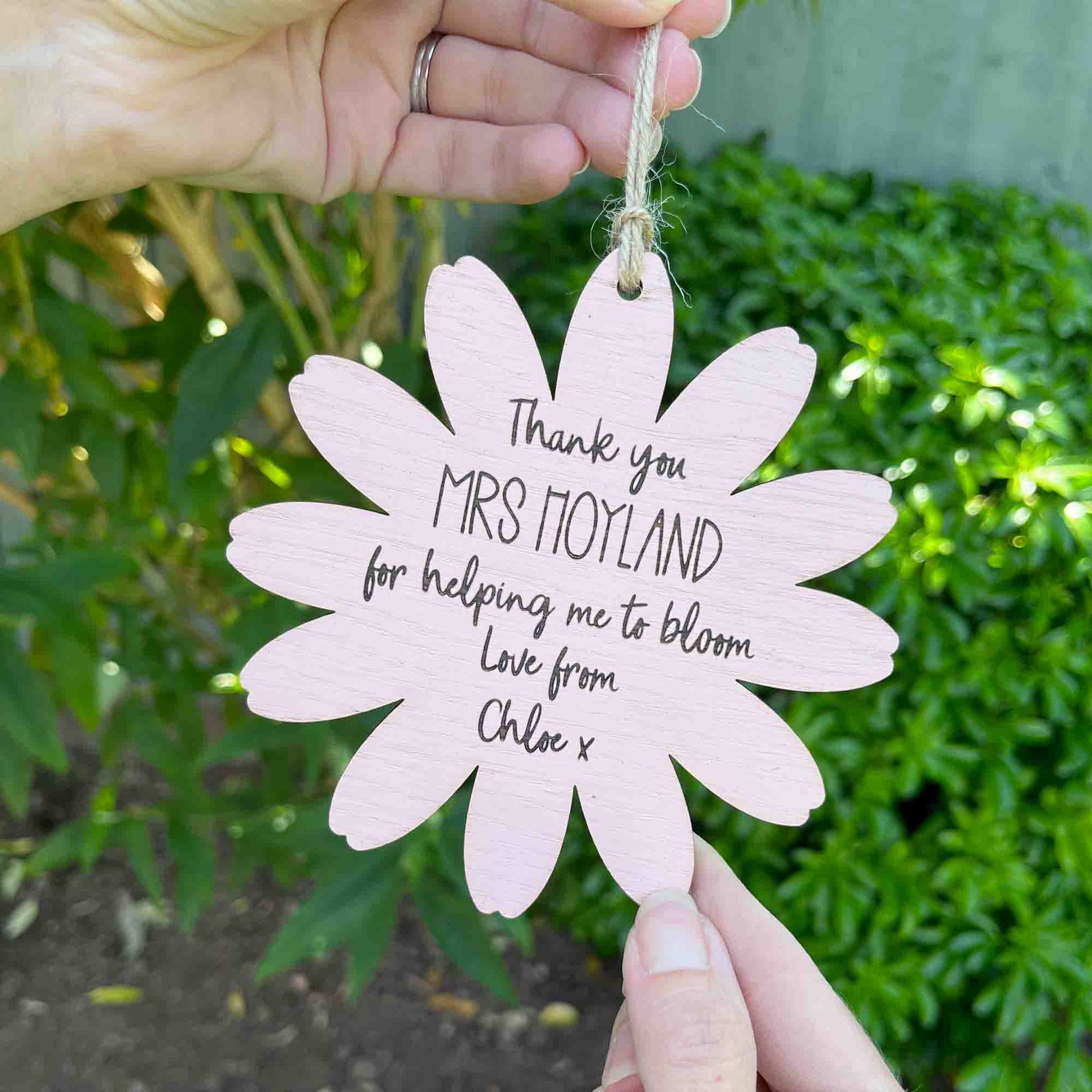 personalised thoughtful teacher gift