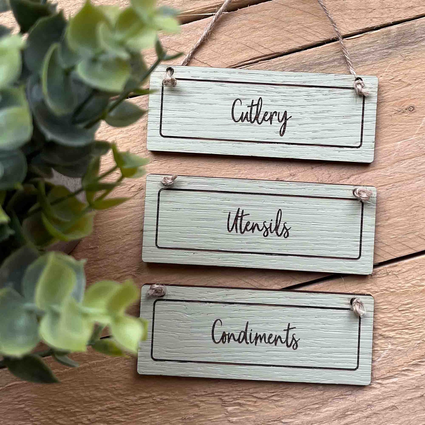 mini small signs for kitchen
