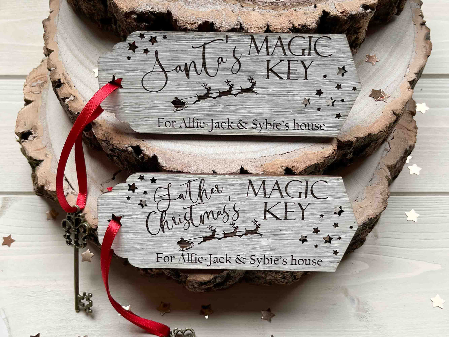 Santa's magic key and father christmas magic key