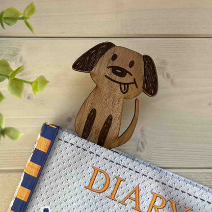 head of dog bookmark