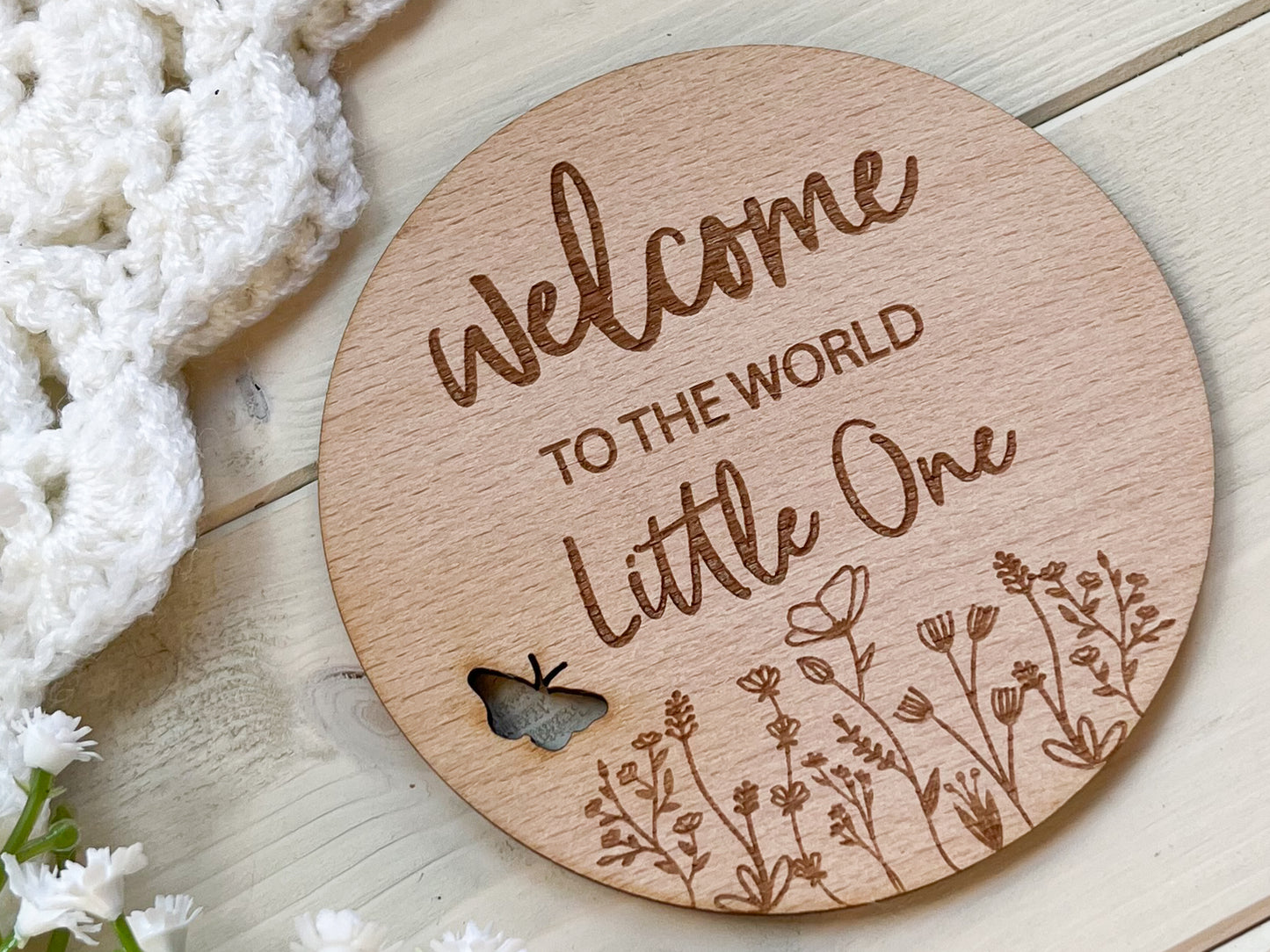 Welcome To The World Sign,