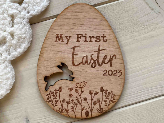 babys first easter photo prop
