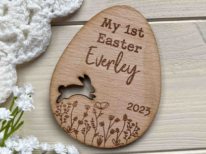 babys first easter plaque sign