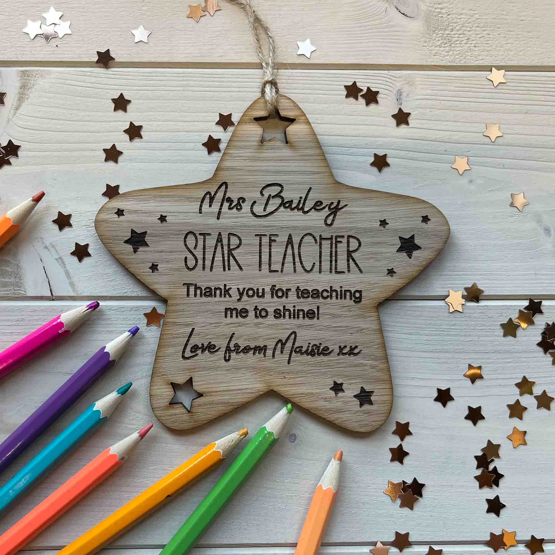 unique hanging teacher gift