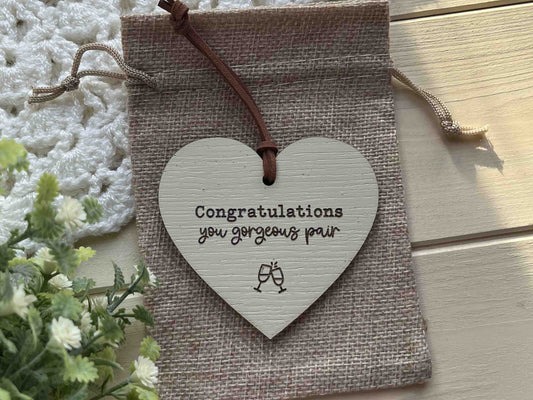Congratulations Gorgeous Pair Gift
