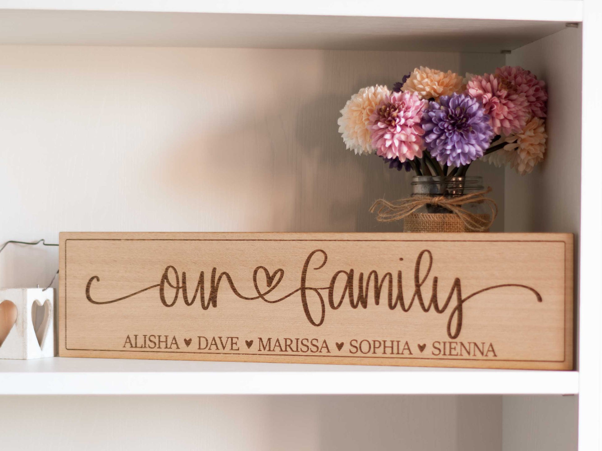 personalised family sign