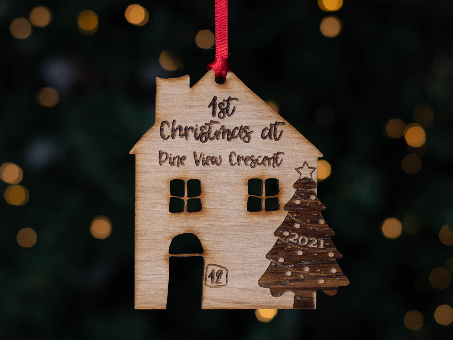 personalised new home bauble