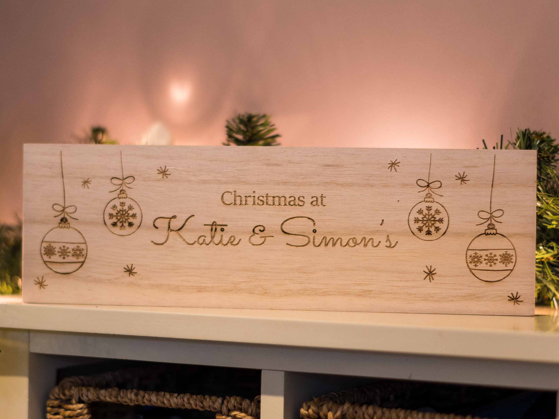 Personalised Christmas Sign 