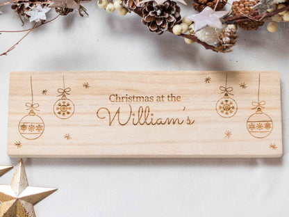 Personalised Christmas Sign