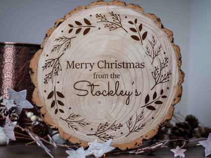 Personalised Christmas Sign