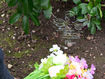 angel memorial grave decoration