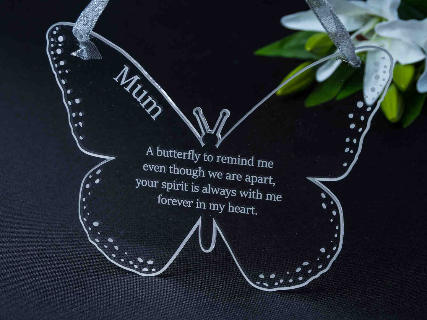memorial butterfly sign