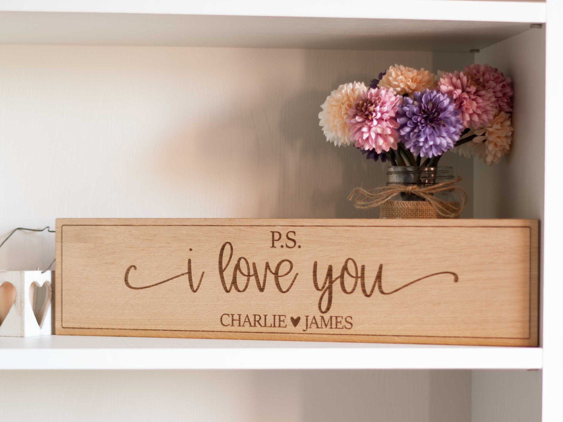 ps i love you sign wedding gift
