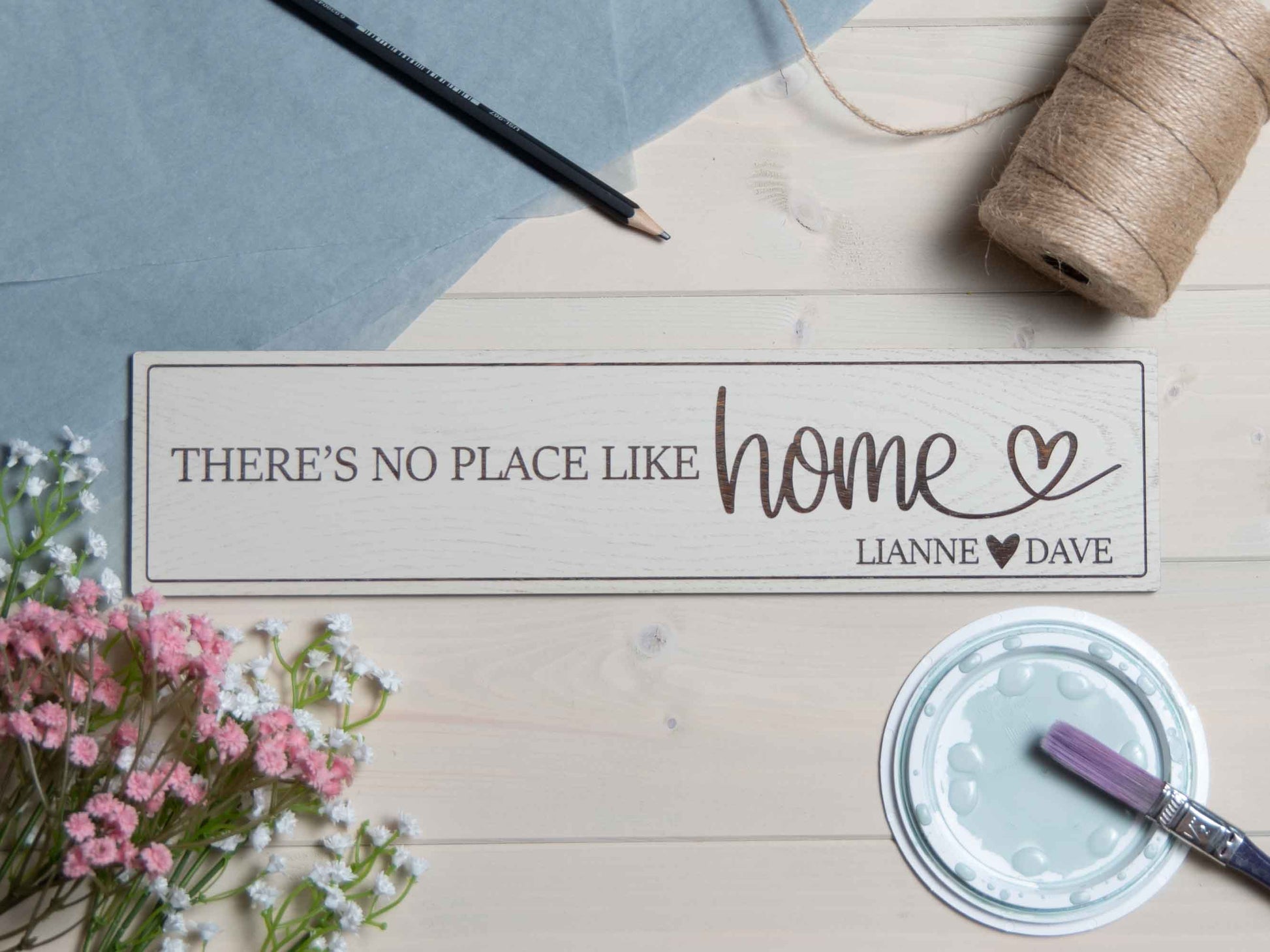 There's no place like home sign plaque