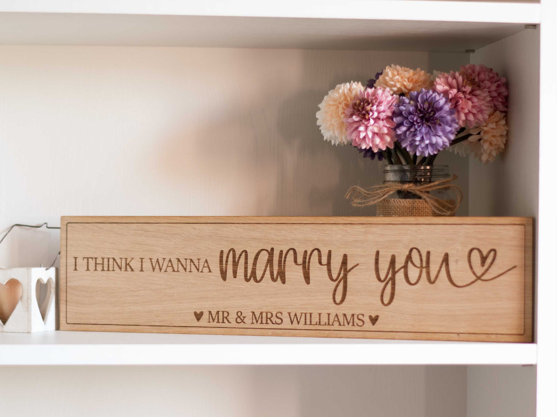 Wedding Gift present personalised sign