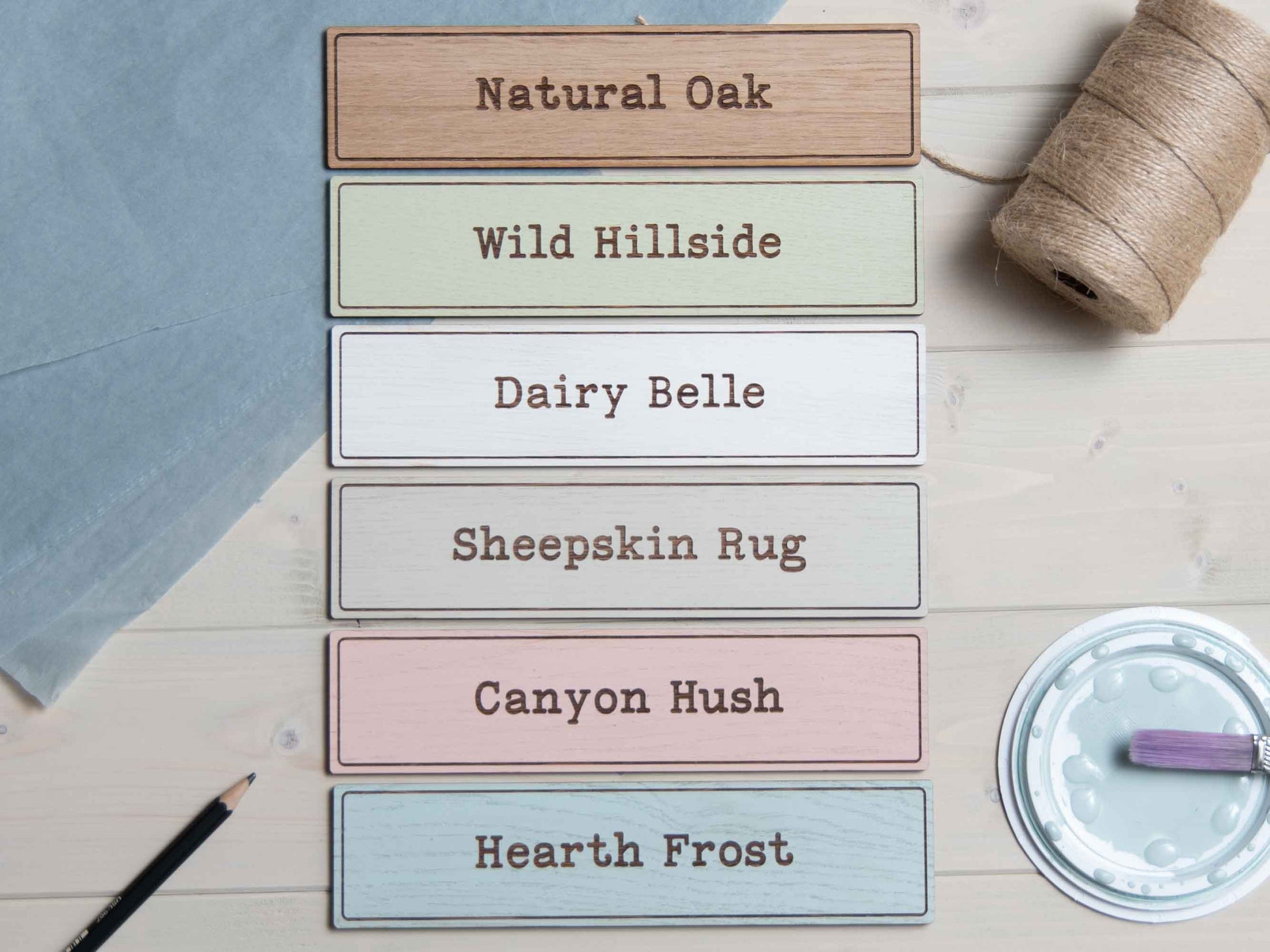 colours for first fathers day sign plaque
