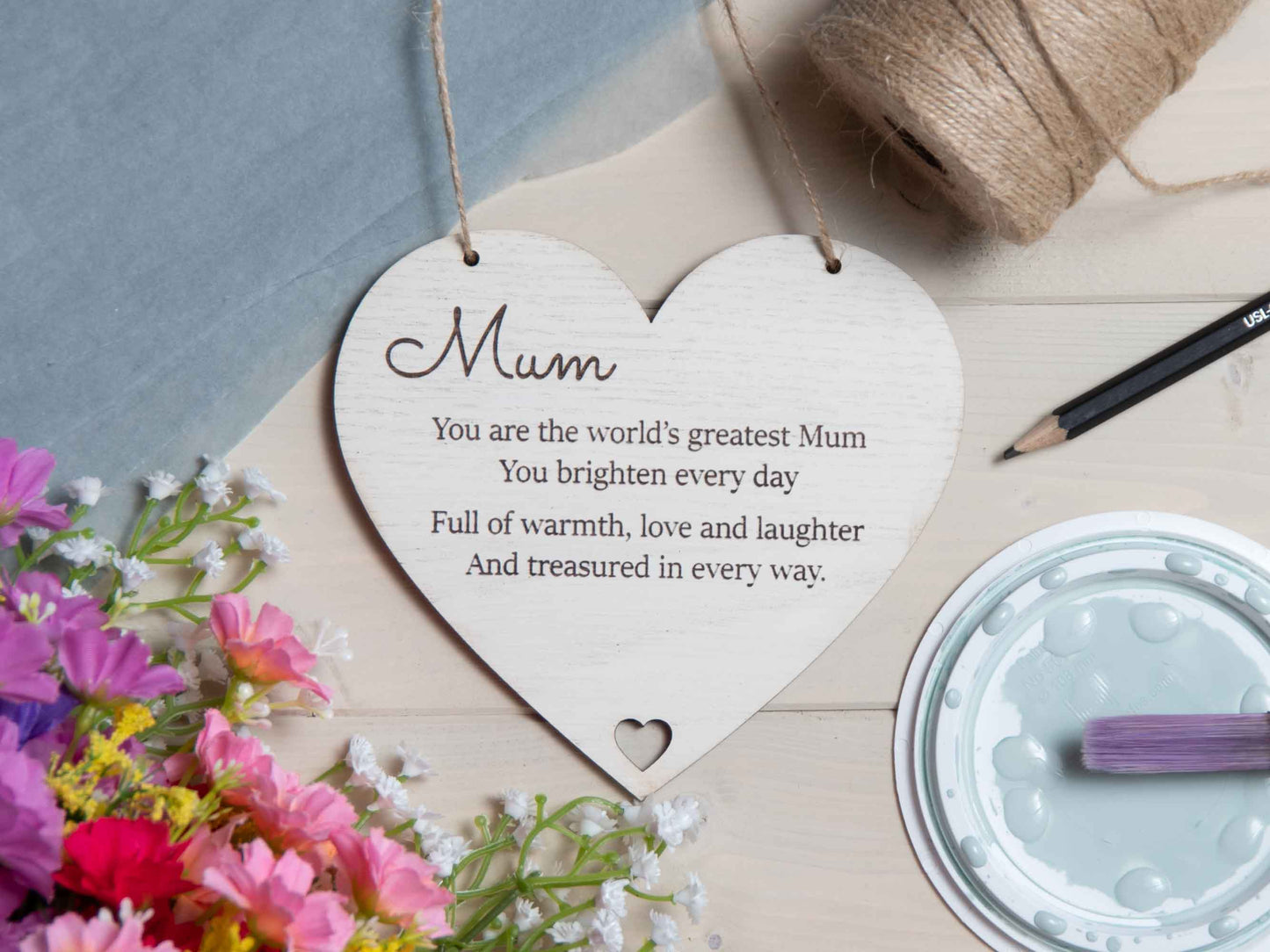 World's greatest mum gift sign